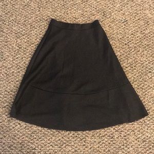 H&M black midi skirt